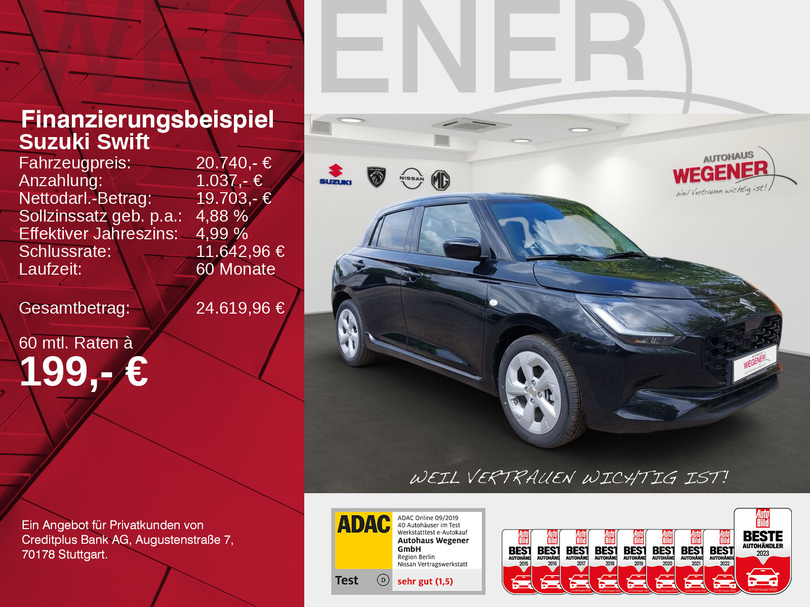 Suzuki SWIFT COMFORT 1.2 AT HYBRID CAM NAVI SHZ