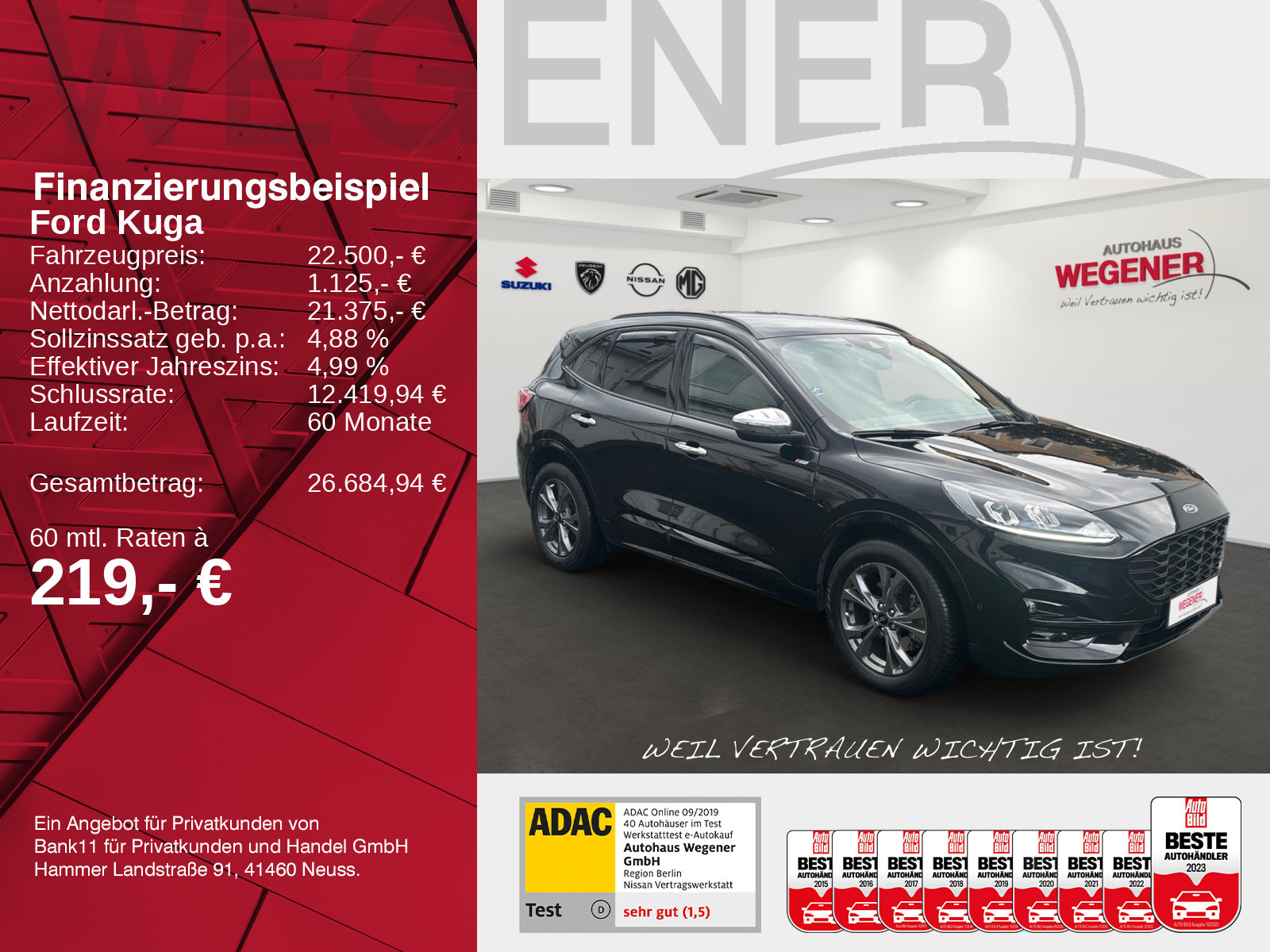 Ford KUGA ST-LINE  Plug-in-Hybrid 2.5 KAM NAVI WINTER