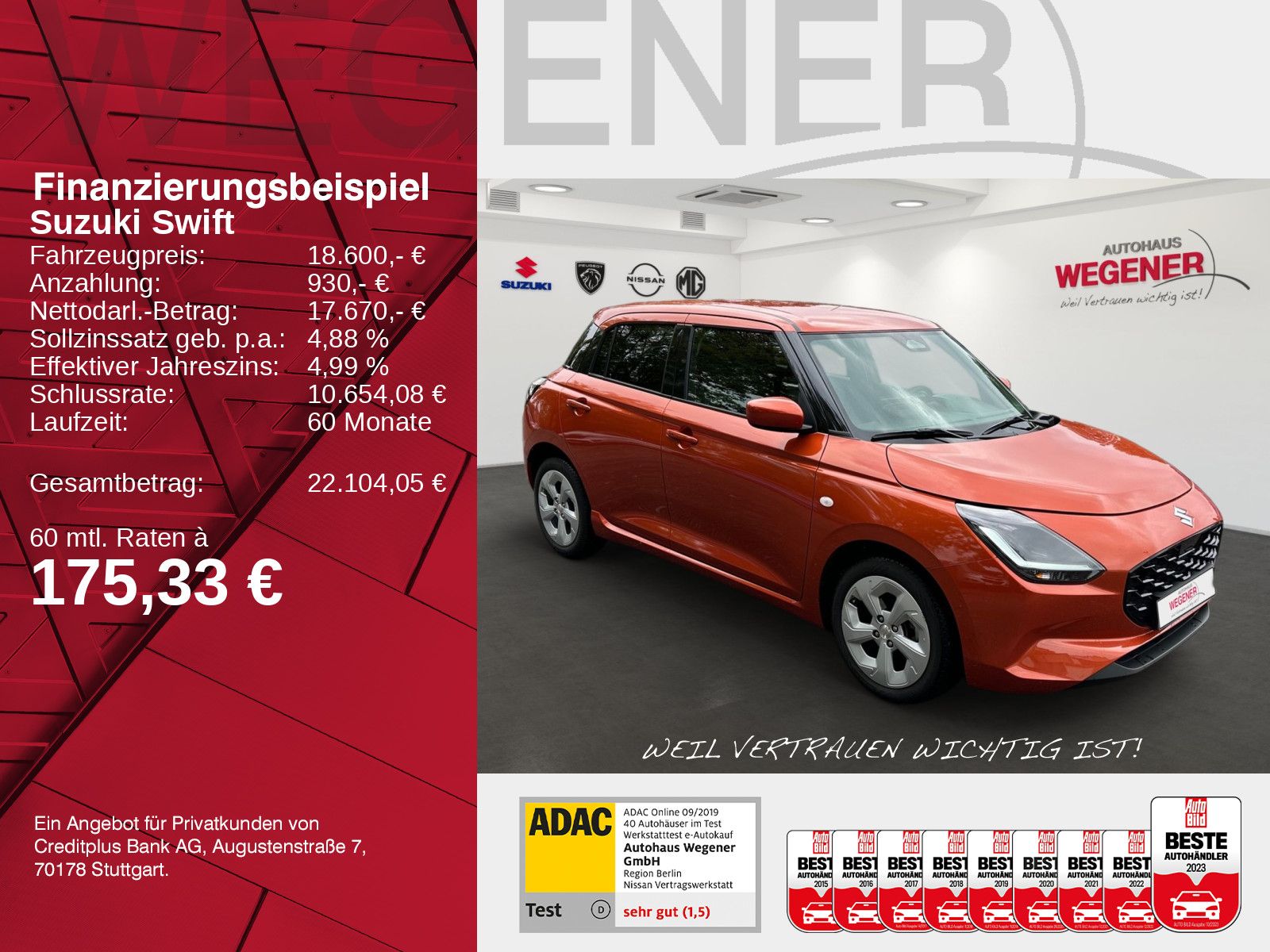 SUZUKI SWIFT COMFORT AT Hybrid ACC*Navi*Kamera*PDC