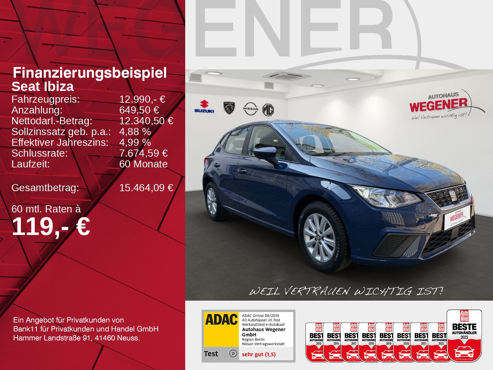 SEAT Ibiza 1.0 TSI Style - KLIMA SHZ DAB BT