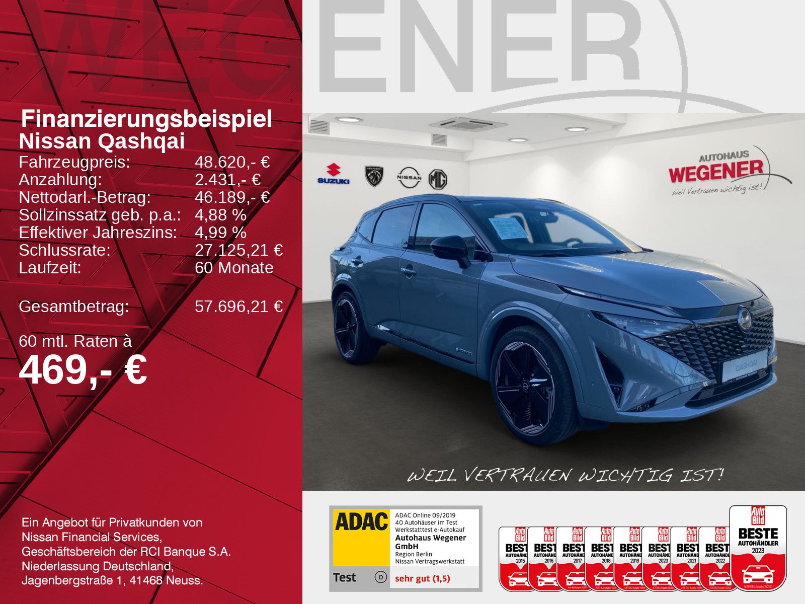 NISSAN Qashqai 1.5 e-POWER N-Design Navi*360°*CarPlay