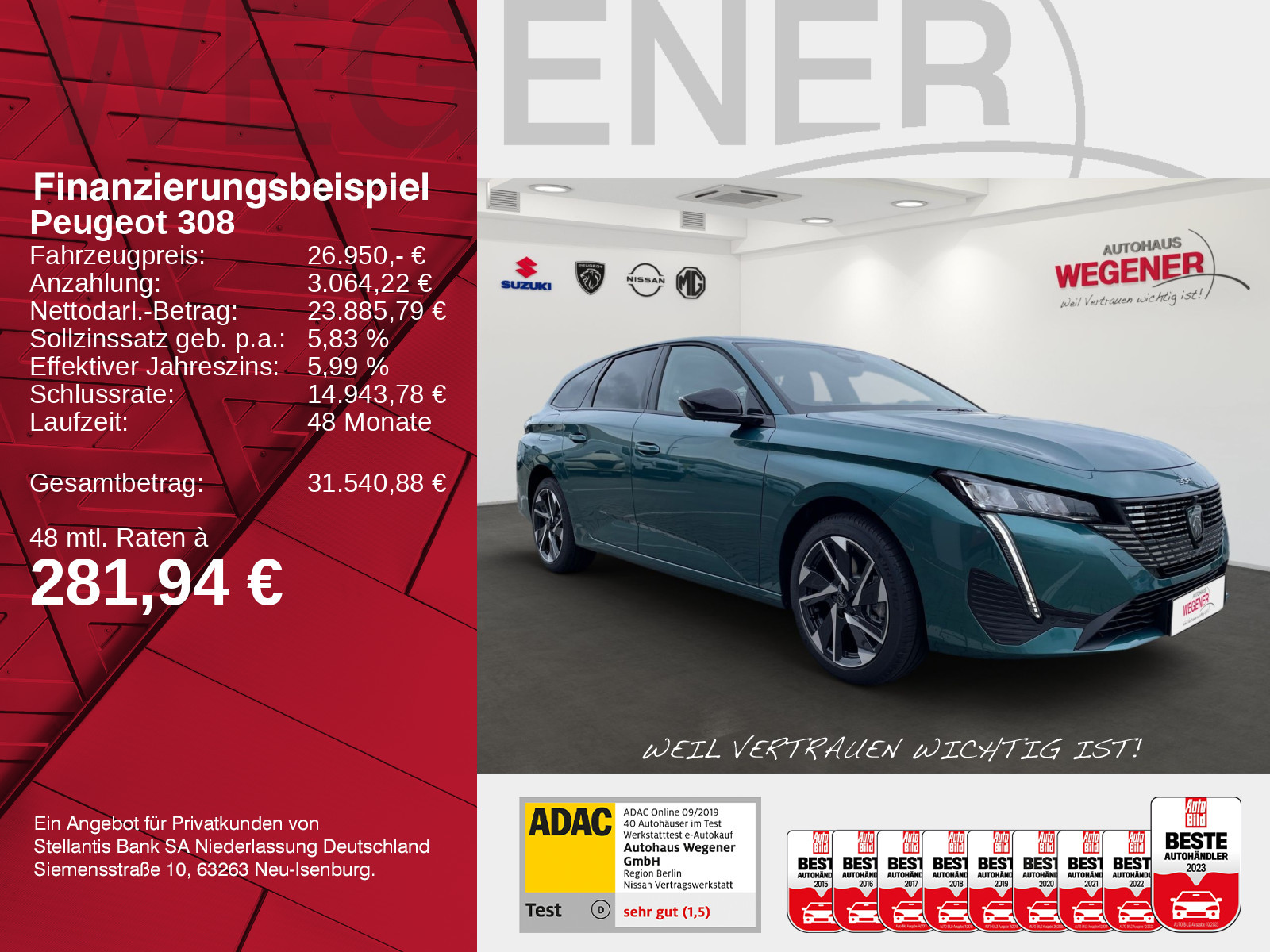 Peugeot 308 SW Allure PureTech 130 EAT8 *360°Kamera*SHZ*