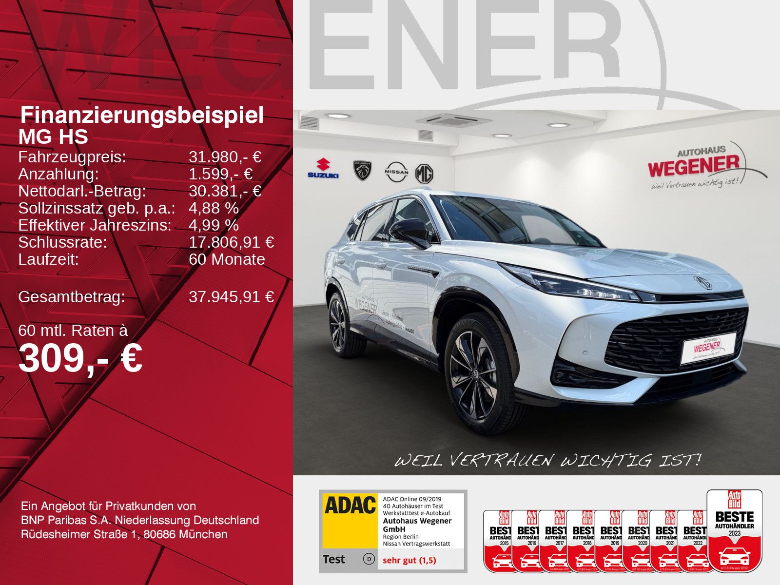 MG MG HS Hybrid+ Luxury MY25.5