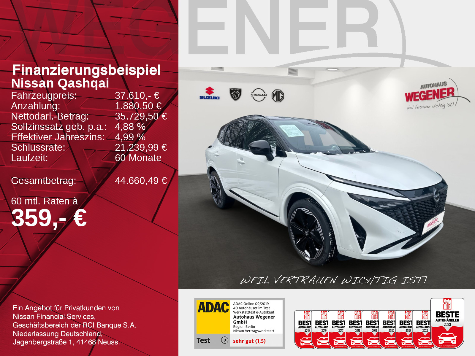 Nissan Qashqai N-Design 1.3 DIG-T MHEV Leder*Navi*LED