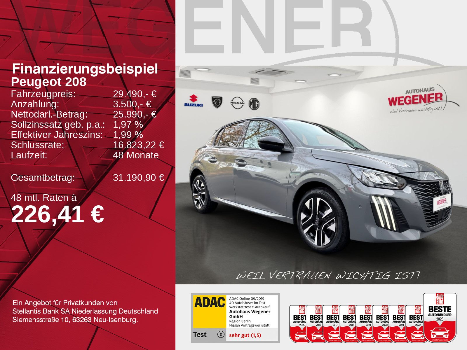 PEUGEOT 208 ALLURE HYBRID 145 e-DSC6 NAVI KAM SHZ