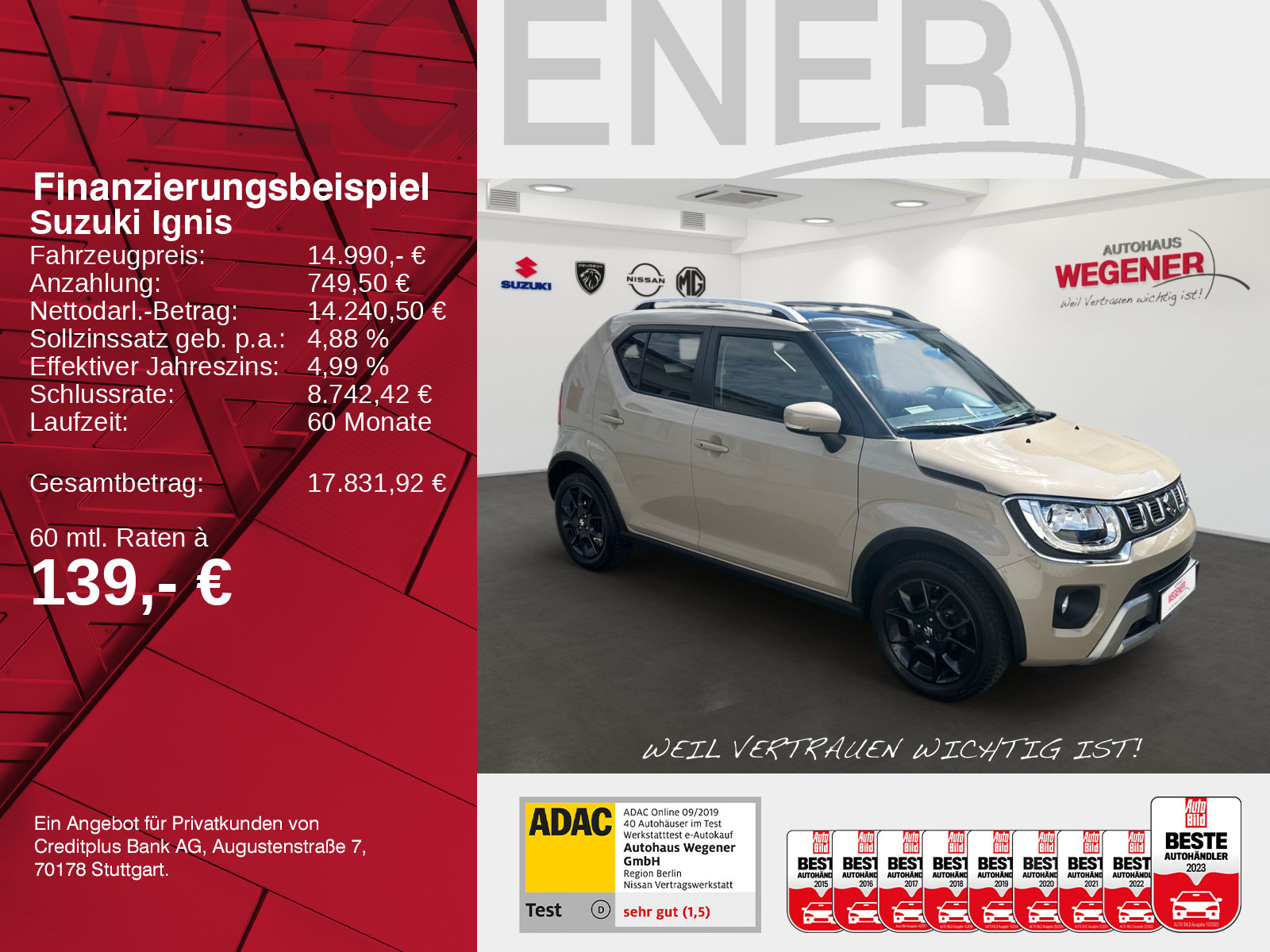 Suzuki Ignis Comfort+ Hybrid 1.2 MT NAVI*CAM*SHZ