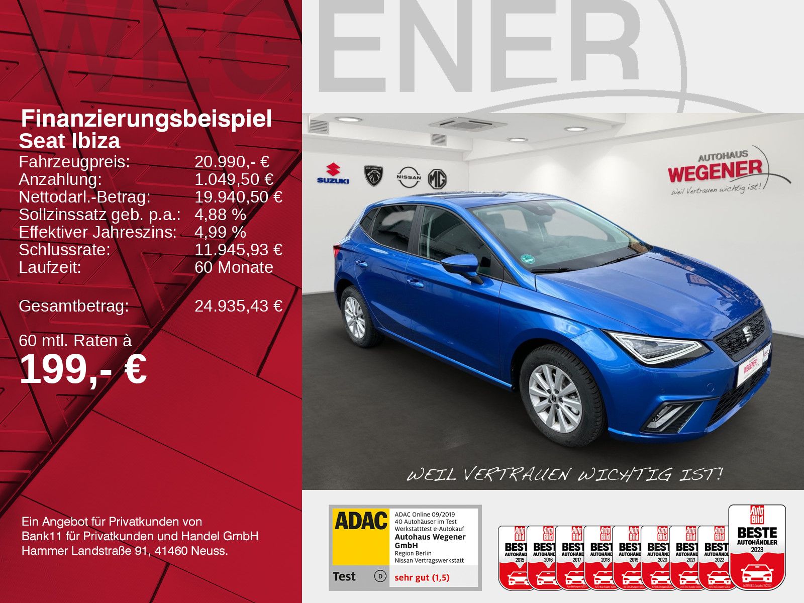 SEAT Ibiza 1.0 TSI Style MT LED*NAVI*CAM*SHZ*ALU*DAB