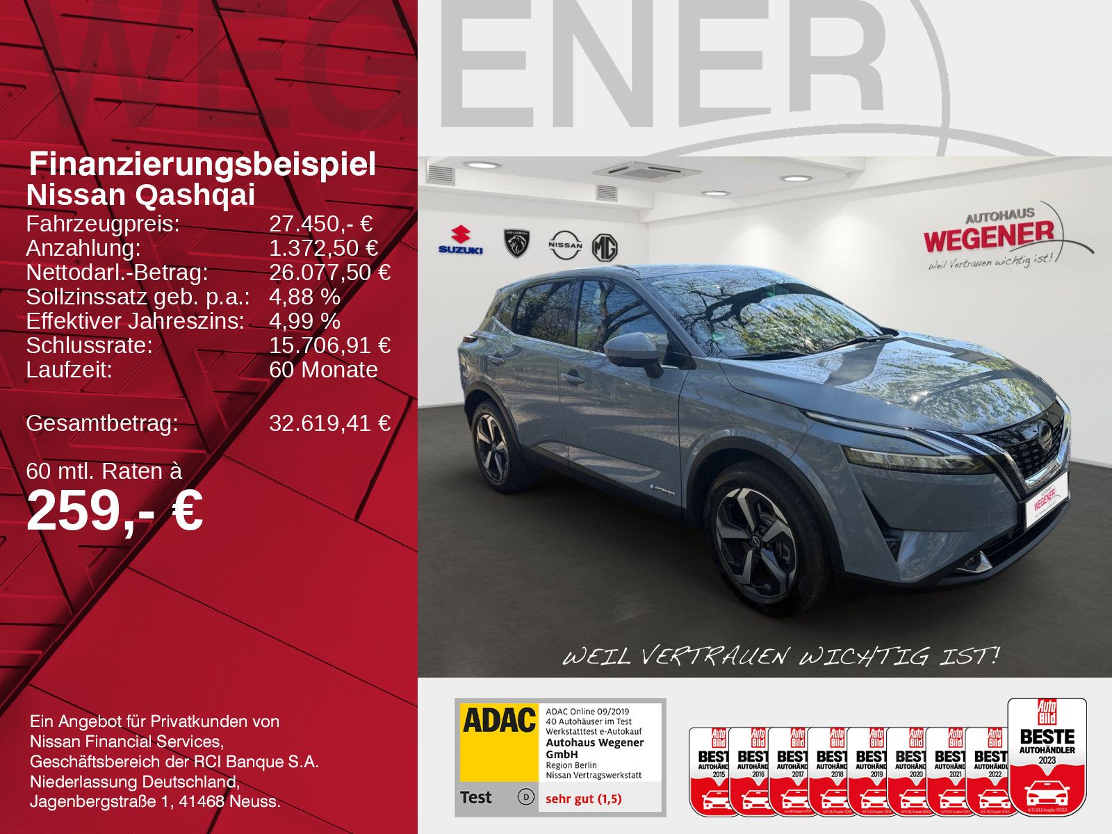 Nissan Qashqai N-Connecta 1.5 AT -  ACC 360CAM HeadUp L