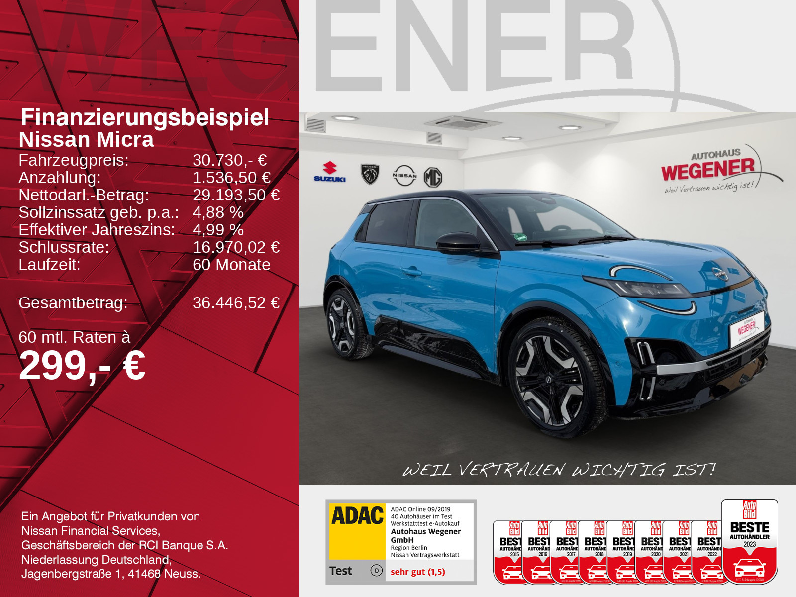 Nissan MICRA 52 kWh EVOLVE