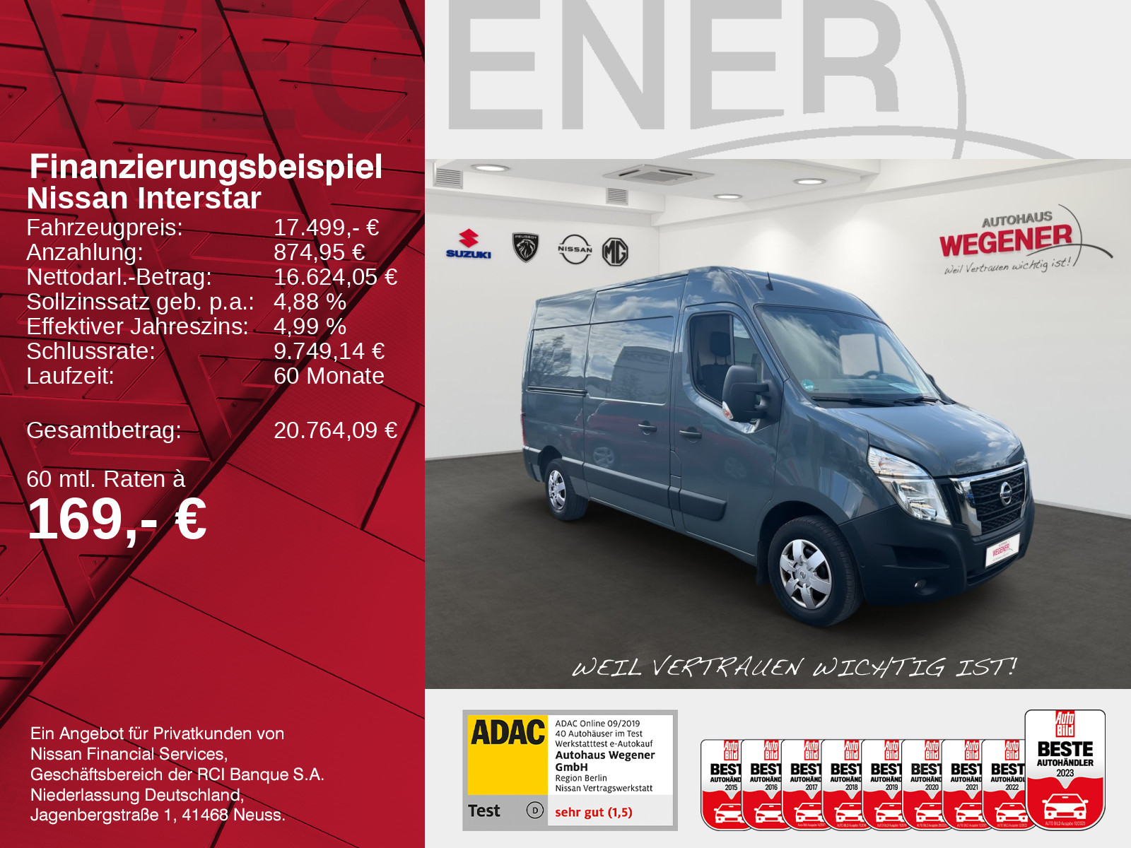 Nissan Interstar 2.2 dci AT L2H2 - Stdhzg Navi CarPlay