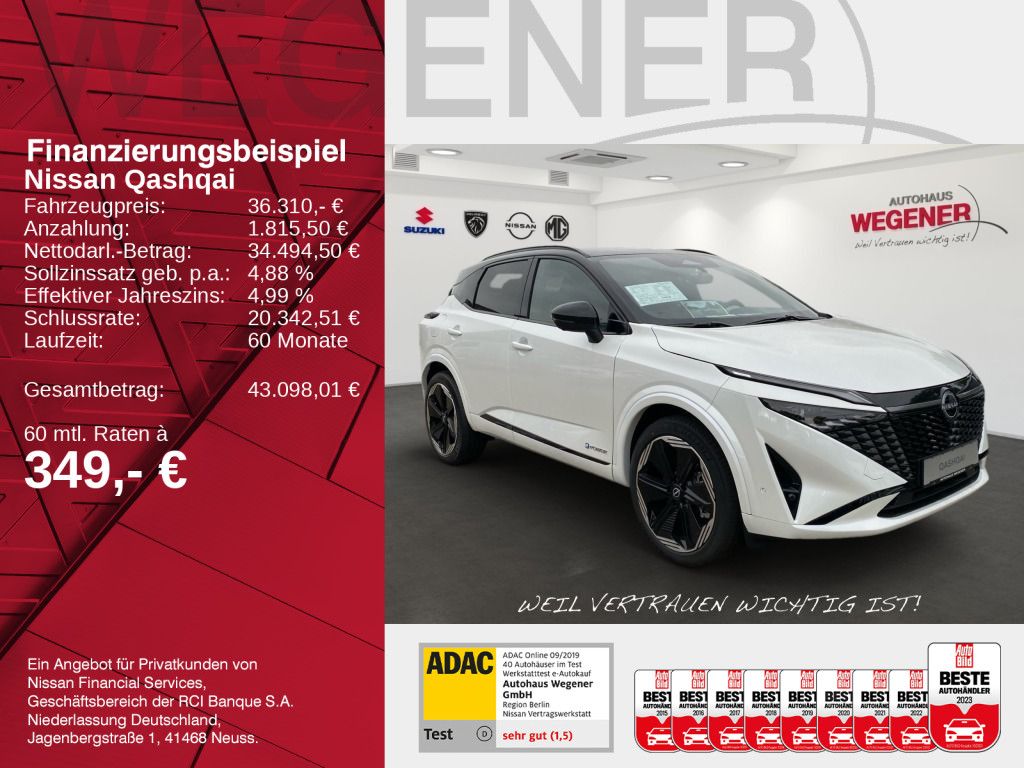 NISSAN Qashqai MY25 1.3 DIG-T MHEV Navi*Leder*LED*360°