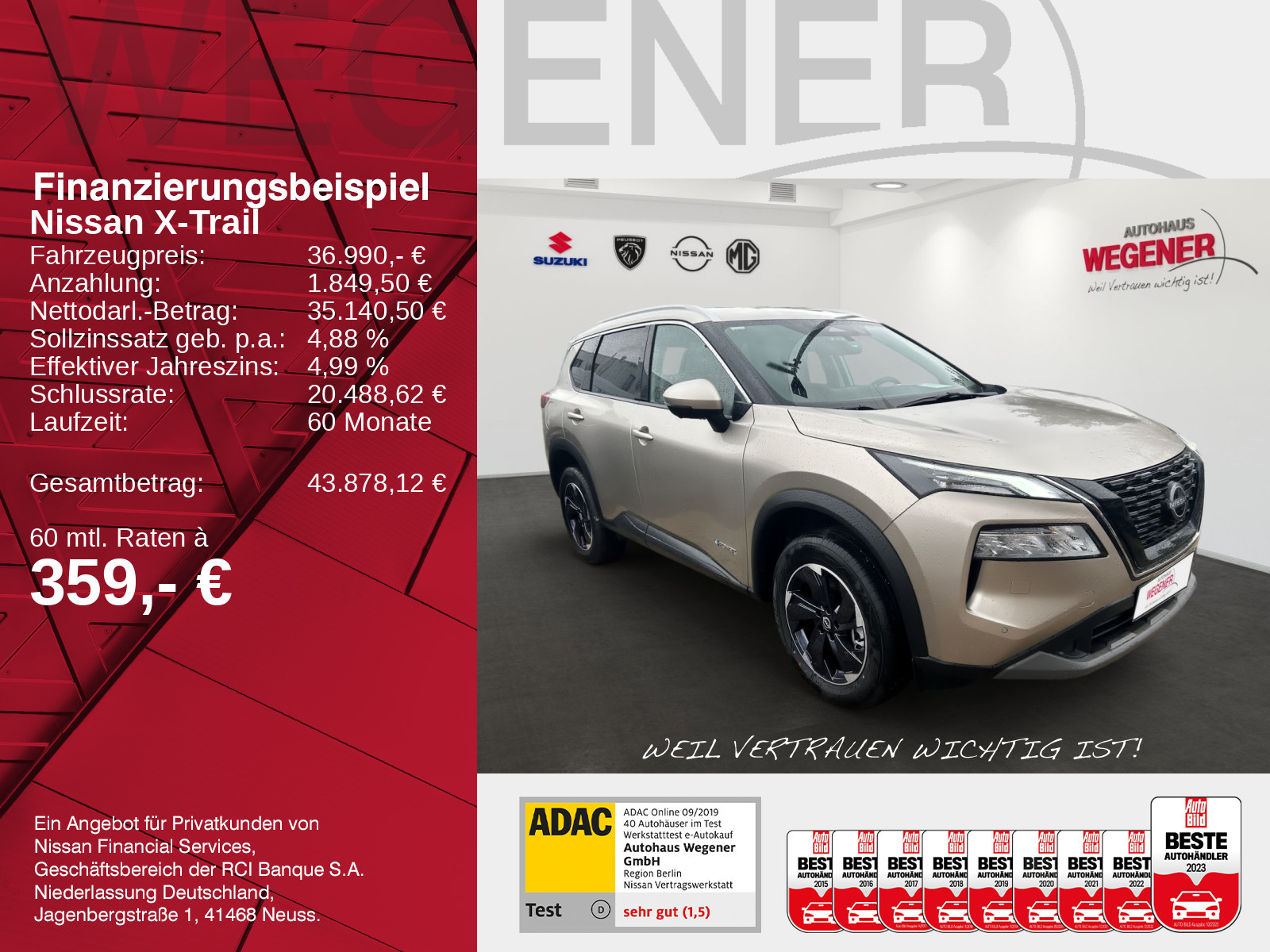 Nissan X-Trail N-Connecta 1.5 AT- NAVI LED 360CAM CarPlay