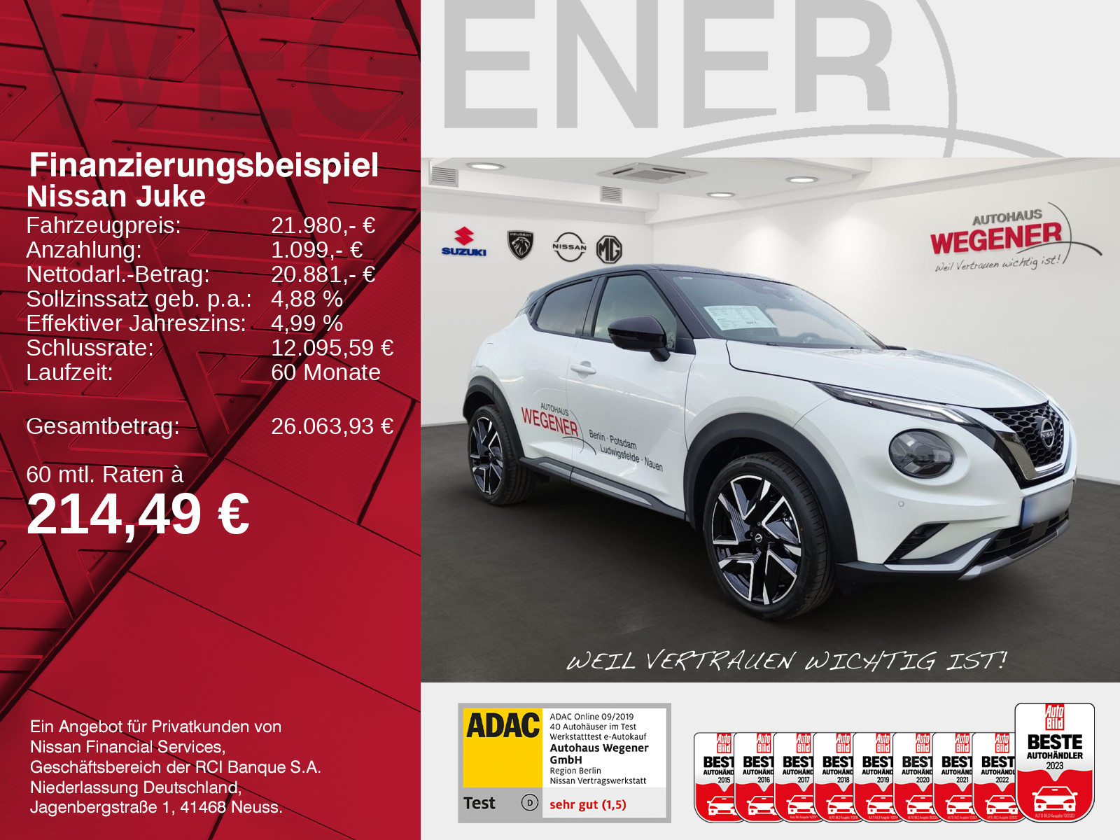 Nissan JUKE N-DESIGN 6MT 19"LM SHZ 360°KAM Alcantara®