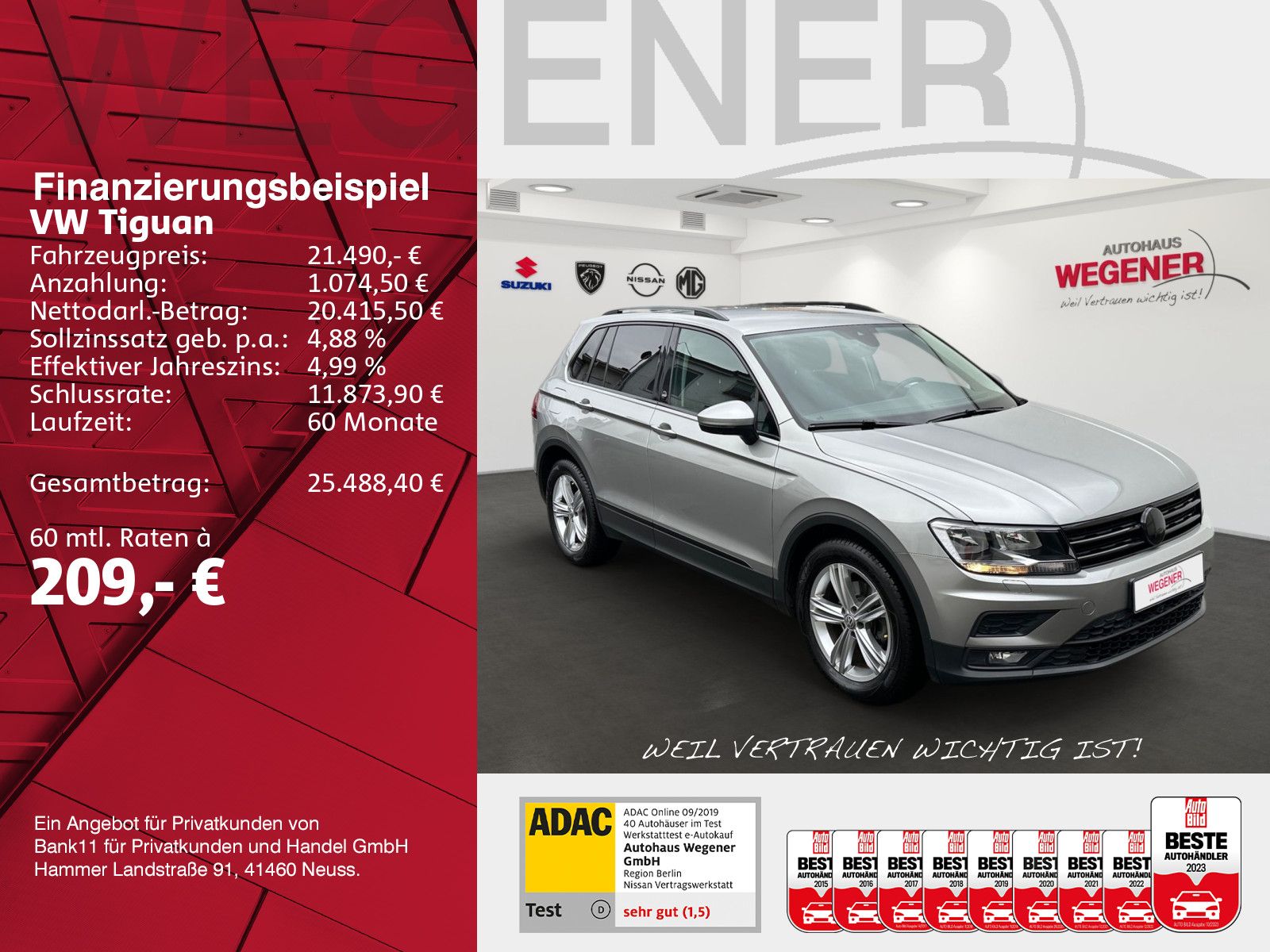 VW Tiguan 1.4 TSI DSG Comfortline 360° NAVI SHZ AHK