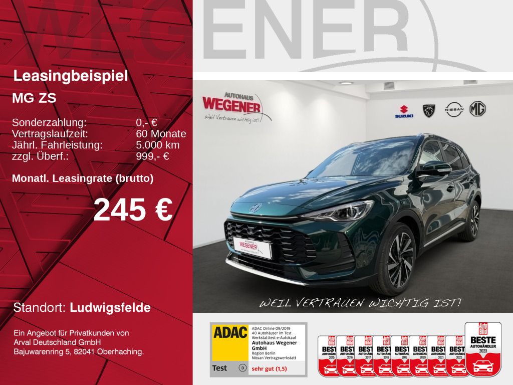 MG ZS Hybrid+ Luxury 1.5 LED|360|Leder|Sitzhzg|ACC