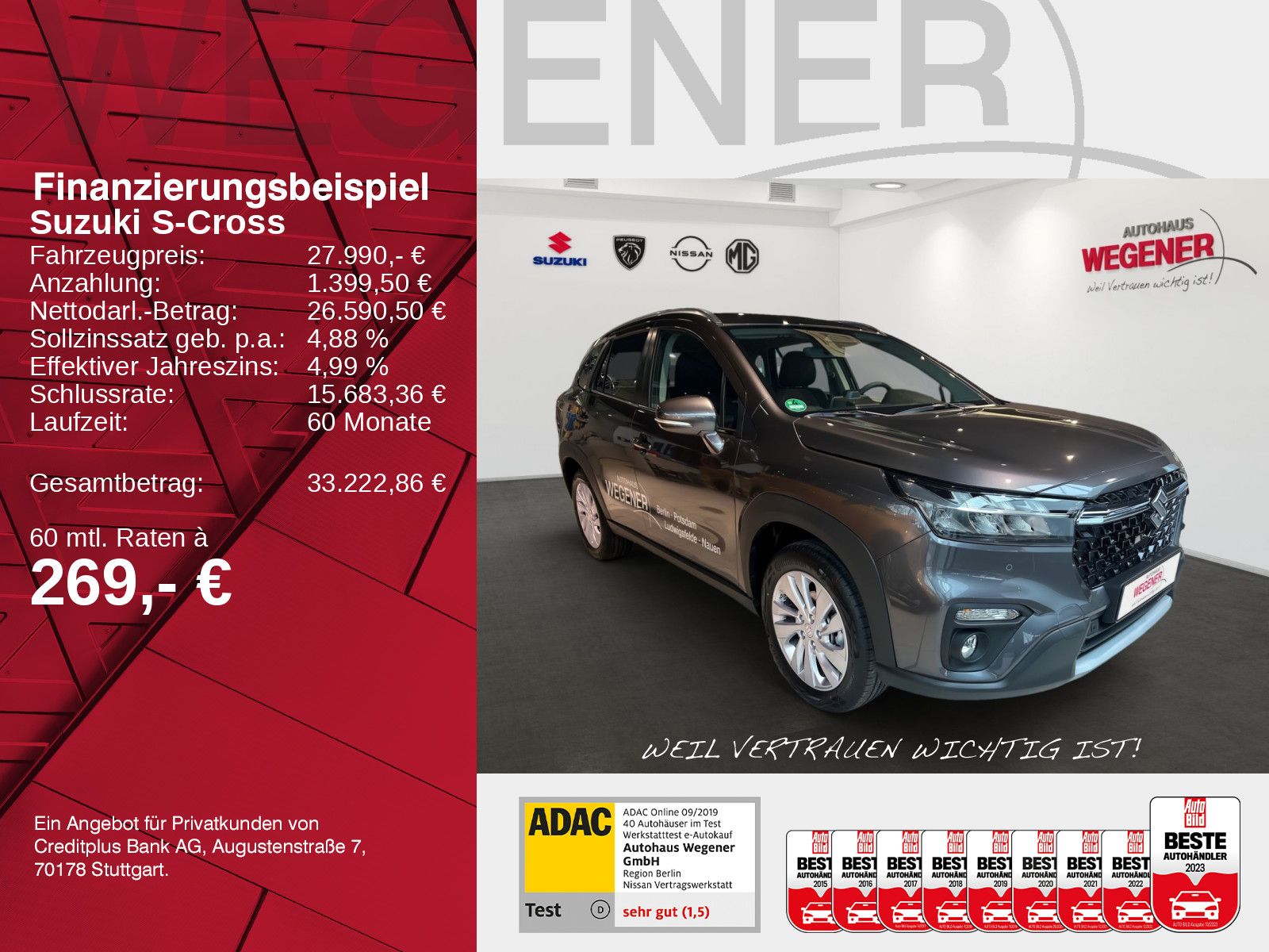 SUZUKI S-CROSS 1.4 COMFORT 6AT