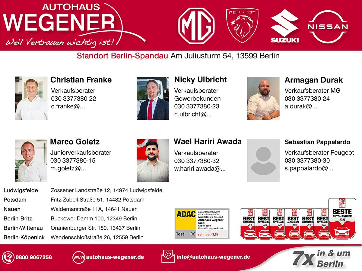 MG HS PHEV Luxury Gewerbe u Schwerbehind GdB min50%