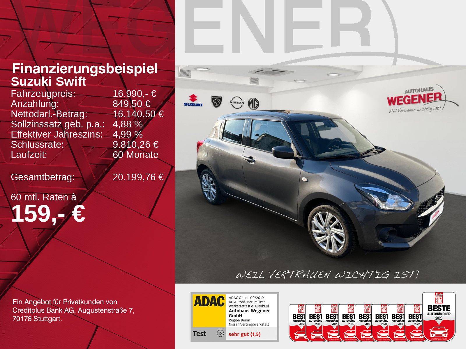 SUZUKI Swift Comfort 1.2 AT HYBRID - CAM SHZ APP`S