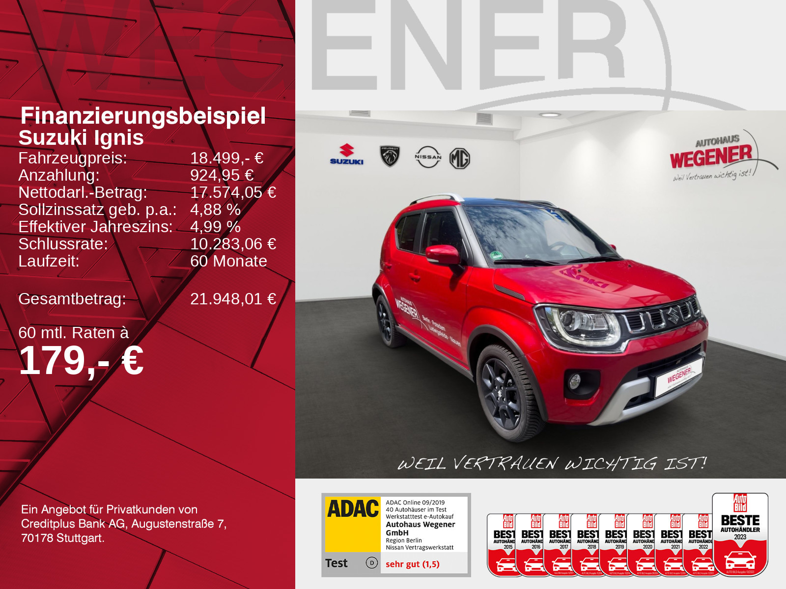 Suzuki Ignis 1.2 Comfort+ Hybrid LED*Navi*LM