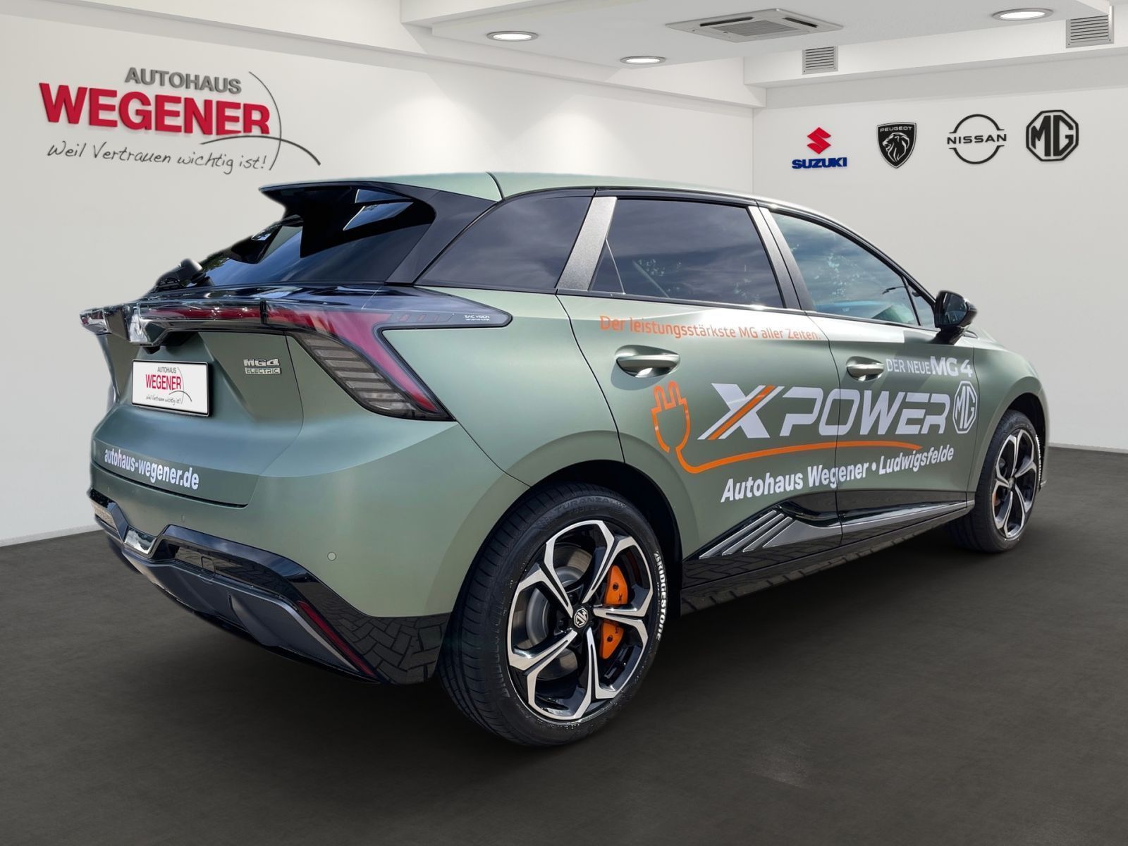 MG MG4 XPOWER 4x4 64 kWh 435PS Track-Mode-Display