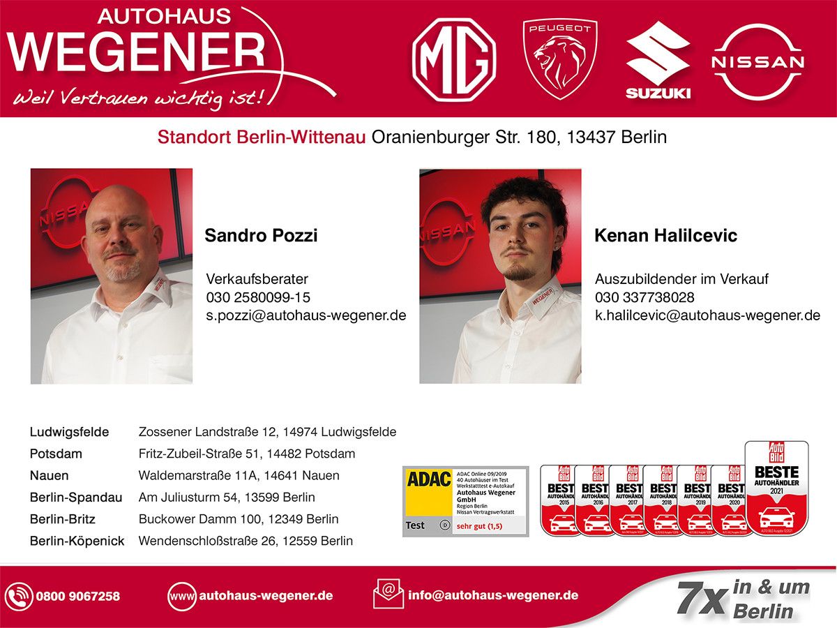 NISSAN JUKE ACENTA 1.0 DIG-T 114 PS 7DCT NAVI KLIMA SHZ