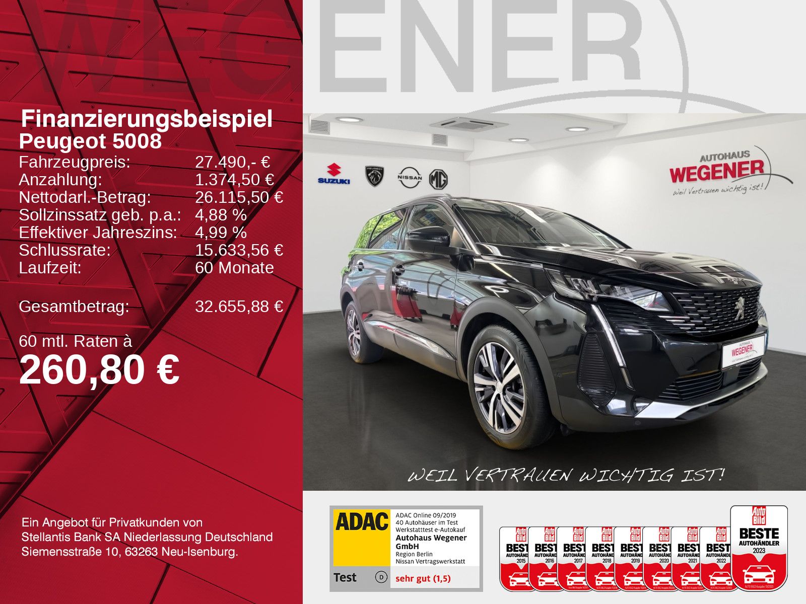 PEUGEOT 5008 Allure PureTech 130 EAT8 *Kamera*SHZ*