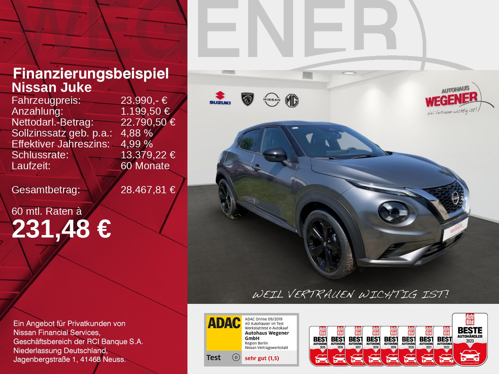 NISSAN JUKE TEKNA 114PS 6MT TEKNA LED BOSE SHZ LHZ 360°