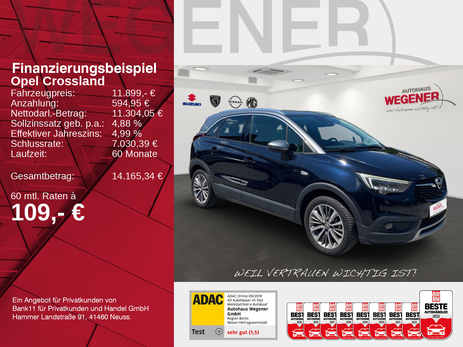 Opel Crossland 1.2 AT X Turbo HeadUp*Sound*Navi*CAM
