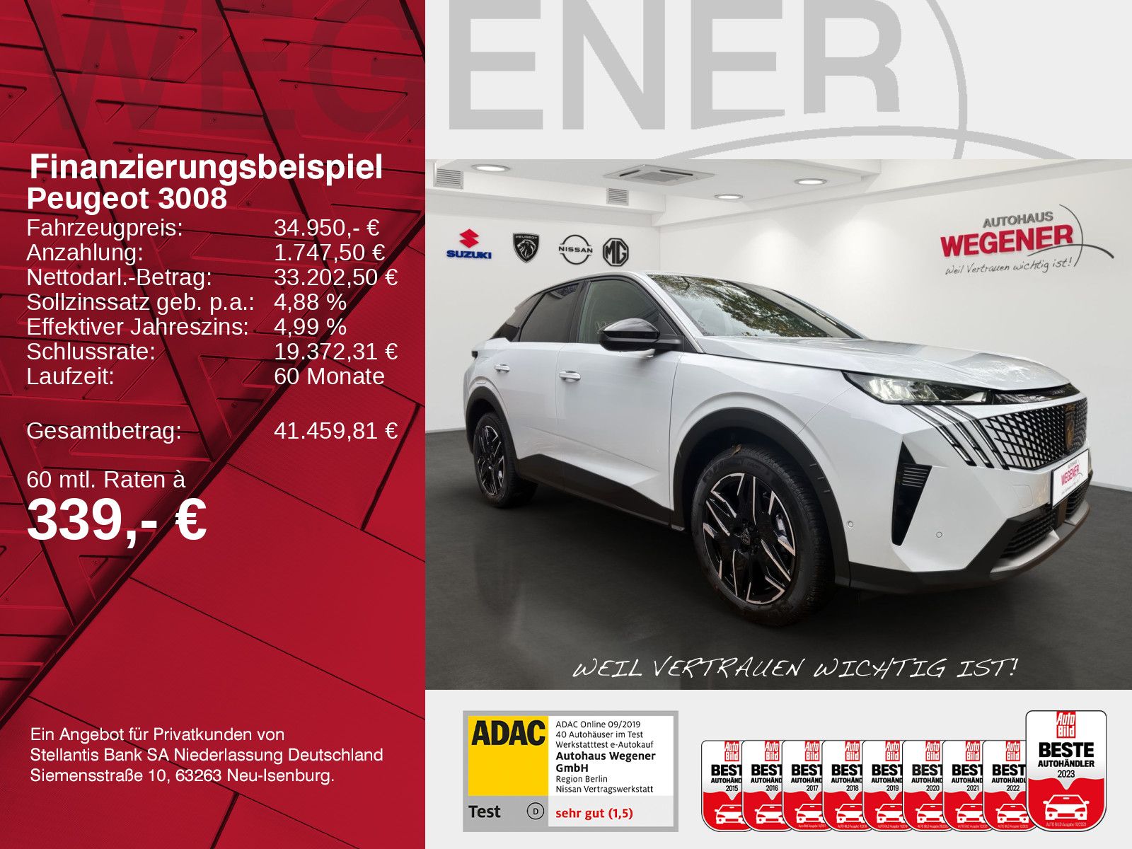 PEUGEOT 3008 Allure Business HYBRID 145 e-DSC6 *SHZ*Kame