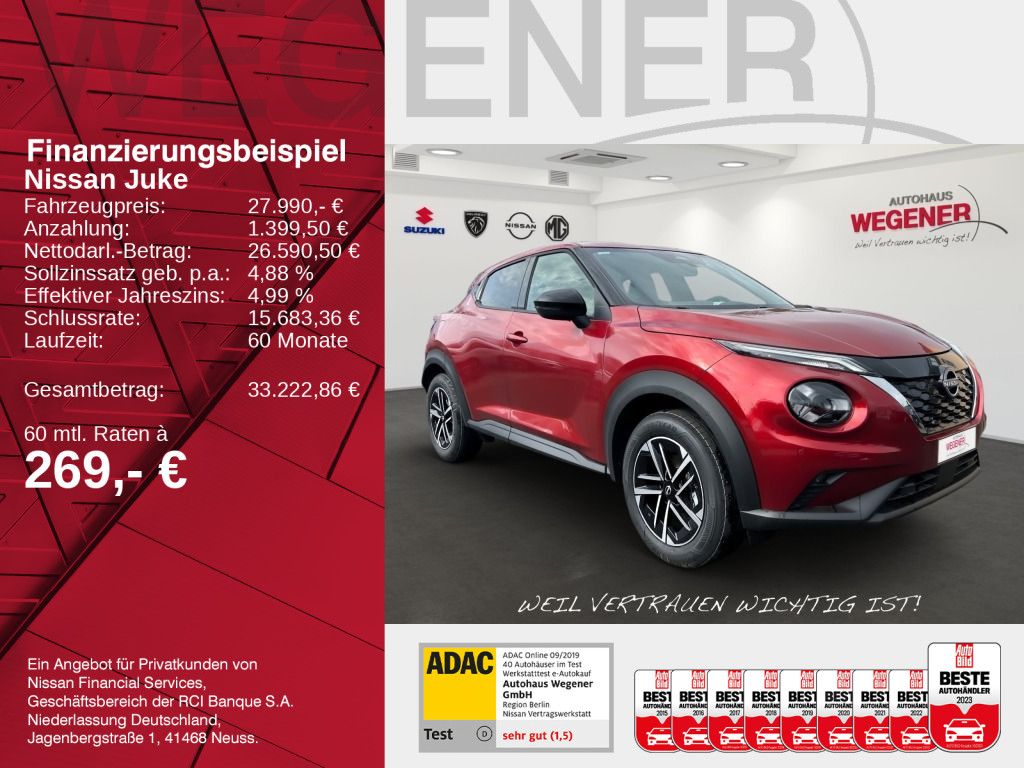 NISSAN Juke 1.6 Hybrid AT N-Connecta CarPlay*PDC*DAB