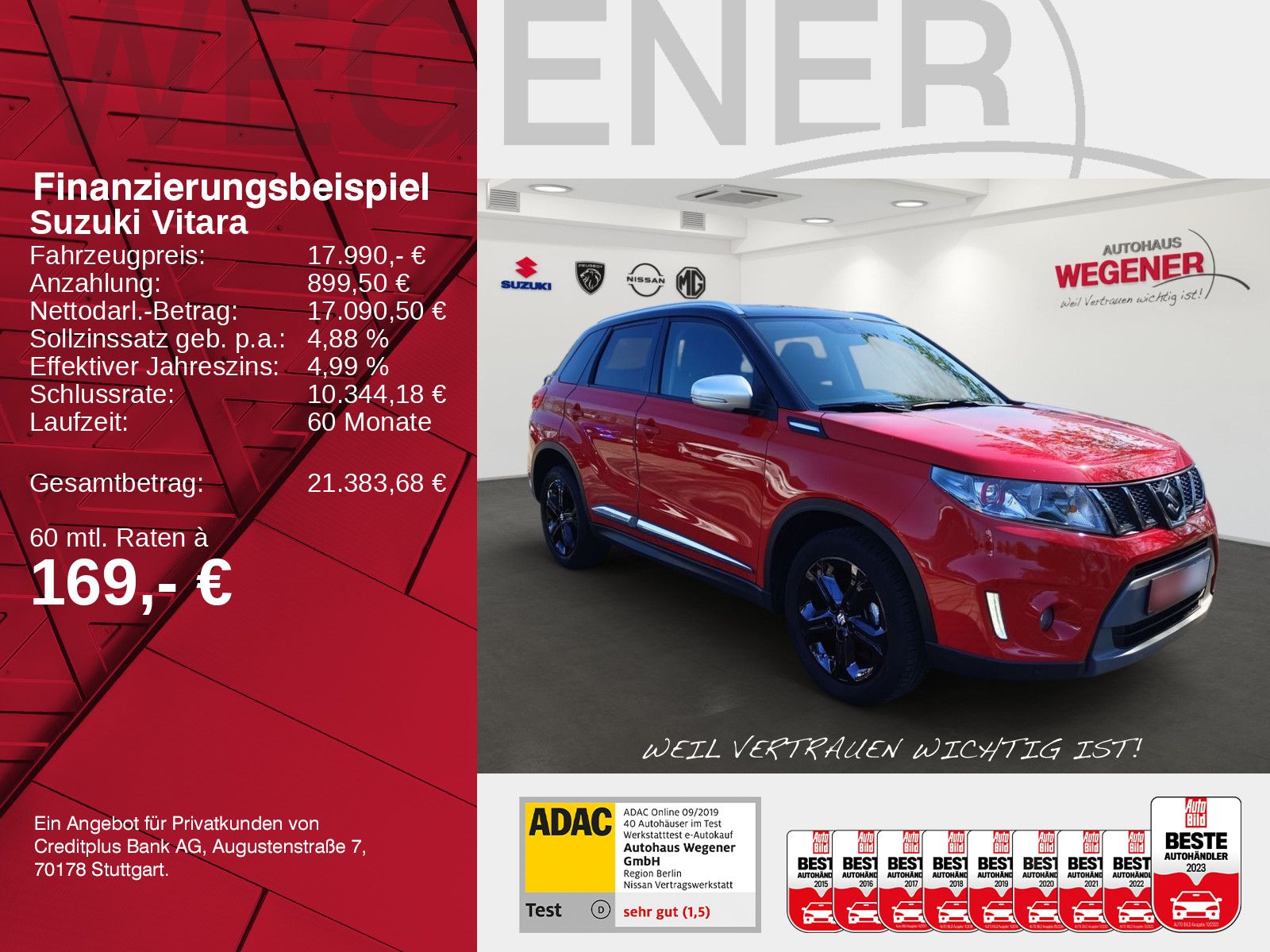 SUZUKI Vitara S 1.4 Automatik ACC*Navi*LED*CAM