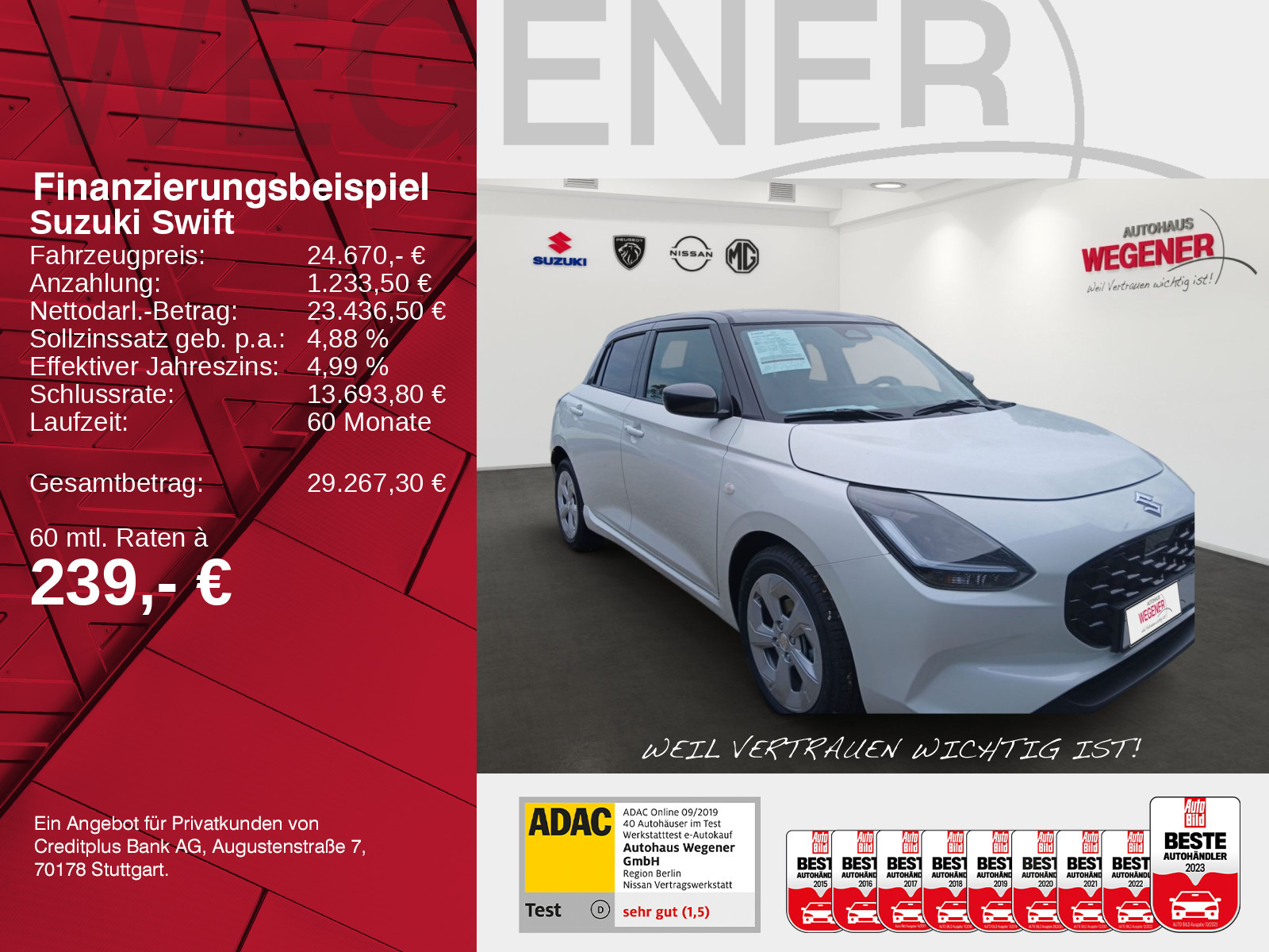 Suzuki SWIFT COMFORT CVT HYBRID